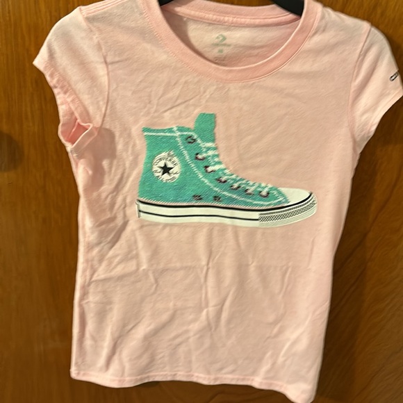 Converse T-shirt sequin flip size M 10-12 years - Picture 2 of 4